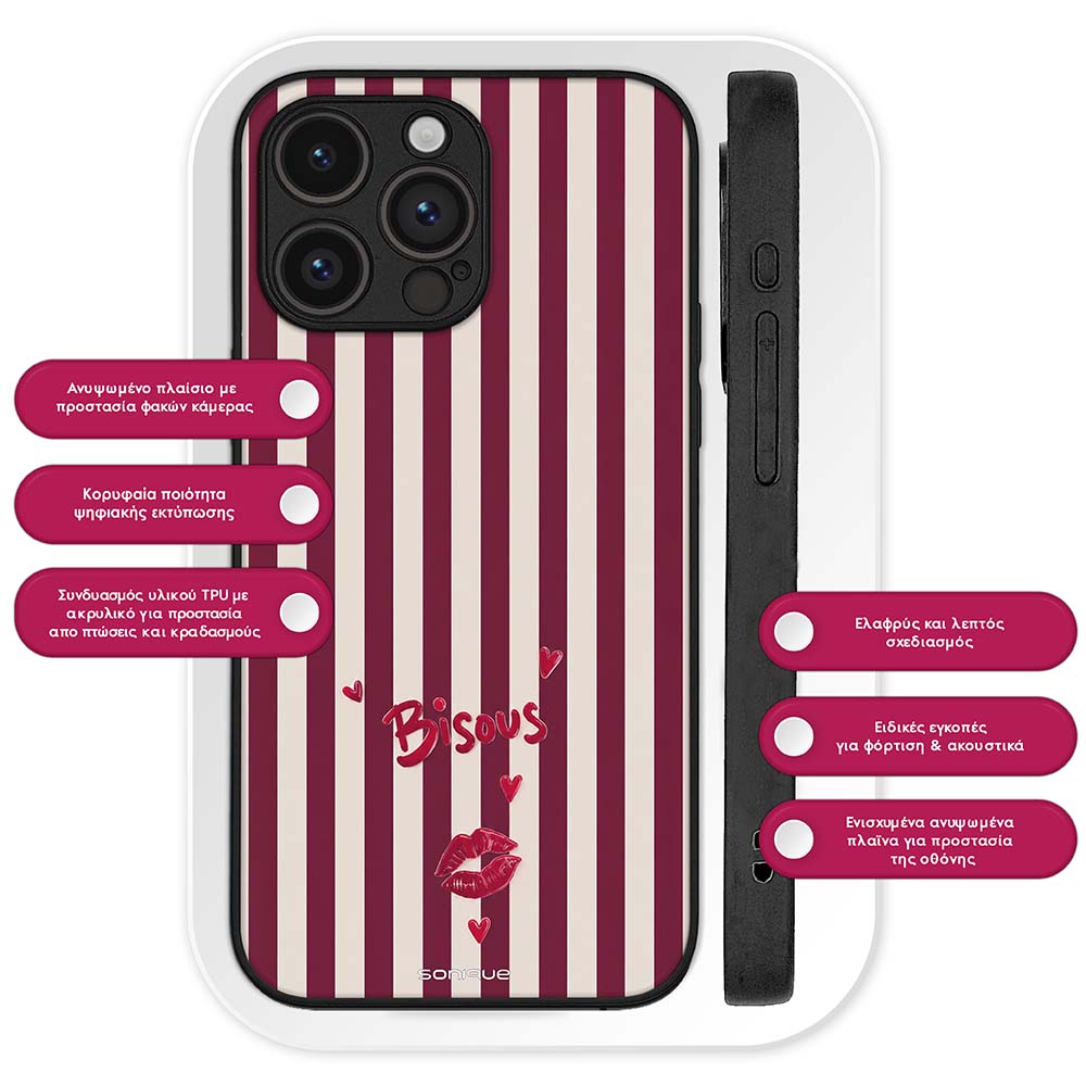 Θήκη Sonique Stripe Stories Series για Google Pixel 9 5G Φιλάκια