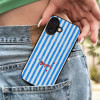 Θήκη Sonique Stripe Stories Series για Google Pixel 9 5G Bonjour Blue
