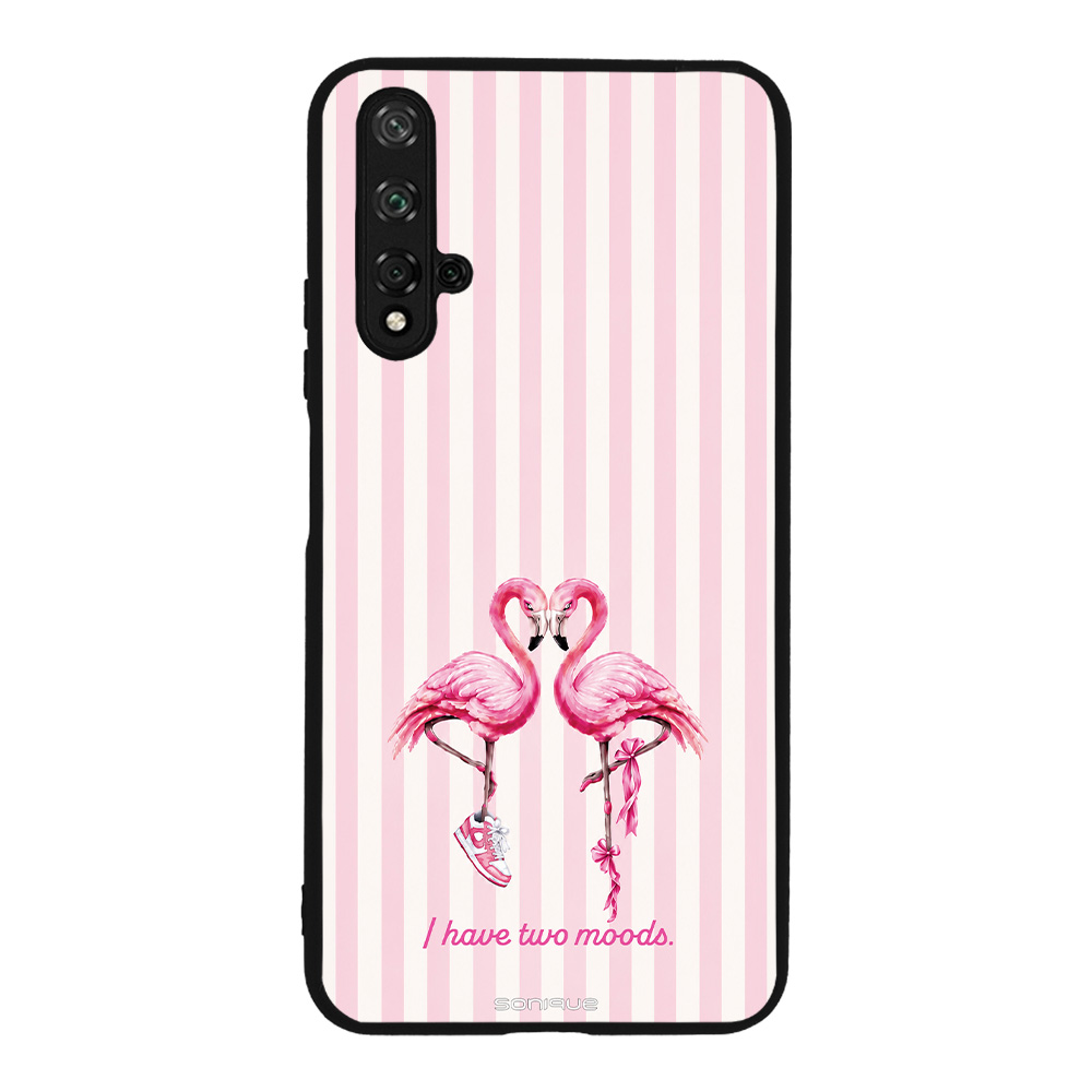 Θήκη Sonique Stripe Stories Series για Honor 20 / Nova 5T Φλαμίνγκο