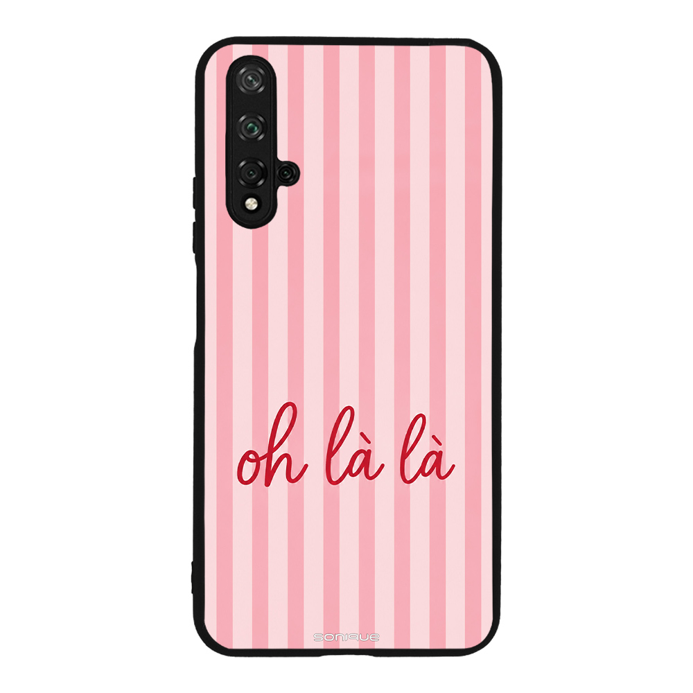 Θήκη Sonique Stripe Stories Series για Honor 20 / Nova 5T Oh La La – Ροζ