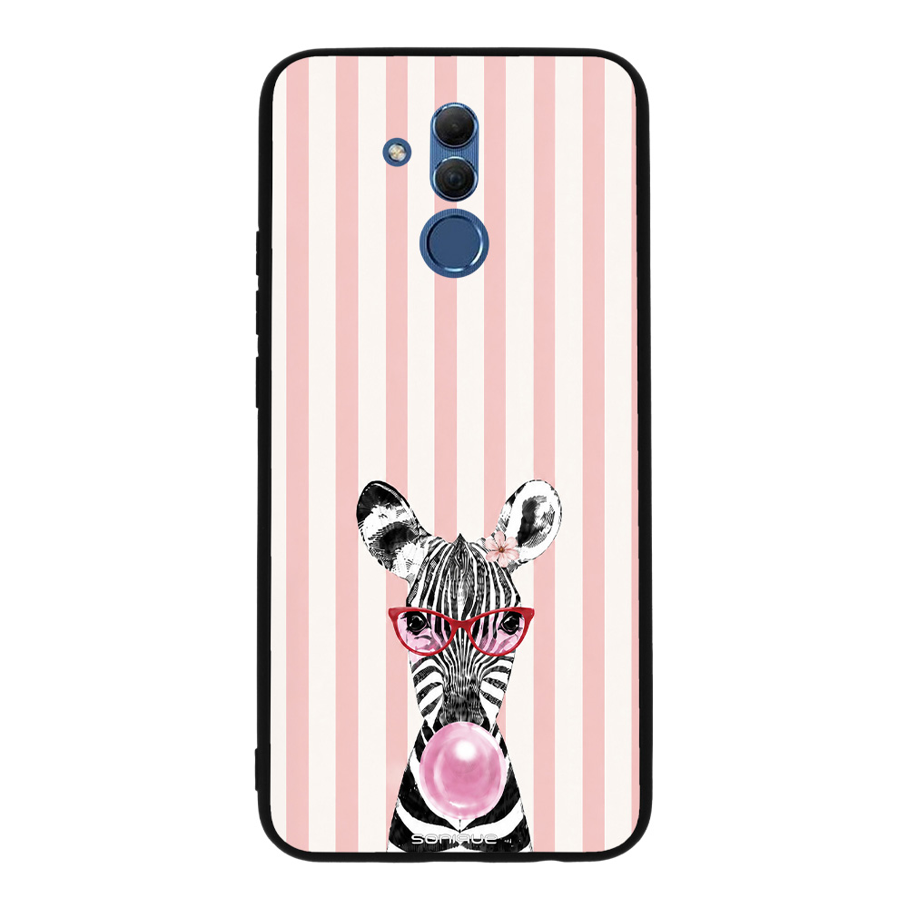 Θήκη Sonique Stripe Stories Series για Huawei Mate 20 Lite Ζέβρα – Τσιχλόφουσκα