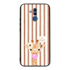 Θήκη Sonique Stripe Stories Series για Huawei Mate 20 Lite Καφέ - Καμηλοπάρδαλη με Τσιχλόφουσκα