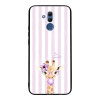 Θήκη Sonique Stripe Stories Series για Huawei Mate 20 Lite Λιλά- Καμηλοπάρδαλη με Τσιχλόφουσκα