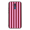 Θήκη Sonique Stripe Stories Series για Huawei Mate 20 Lite Ρίγες Ροζ – Κόκκινο