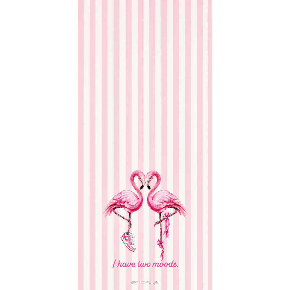 Θήκη Sonique Stripe Stories Series για Huawei Mate 20 Lite Φλαμίνγκο