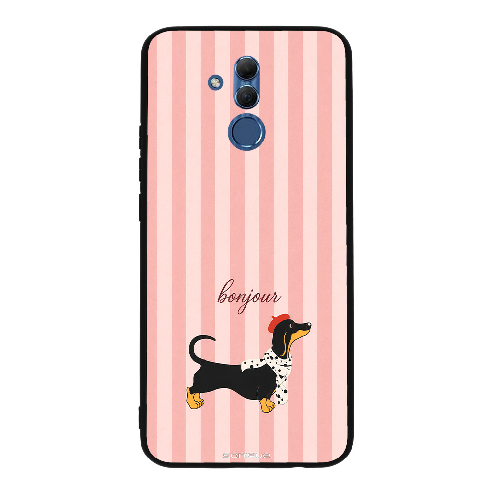 Θήκη Sonique Stripe Stories Series για Huawei Mate 20 Lite Bonjour Puppy