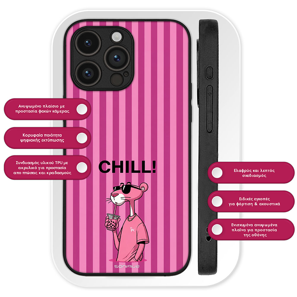 Θήκη Sonique Stripe Stories Series για Huawei Mate 20 Lite Chill Panther