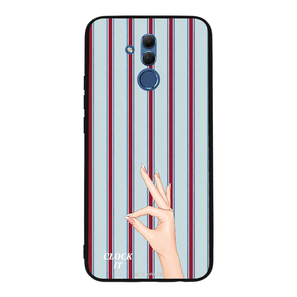 Θήκη Sonique Stripe Stories Series για Huawei Mate 20 Lite Clock It