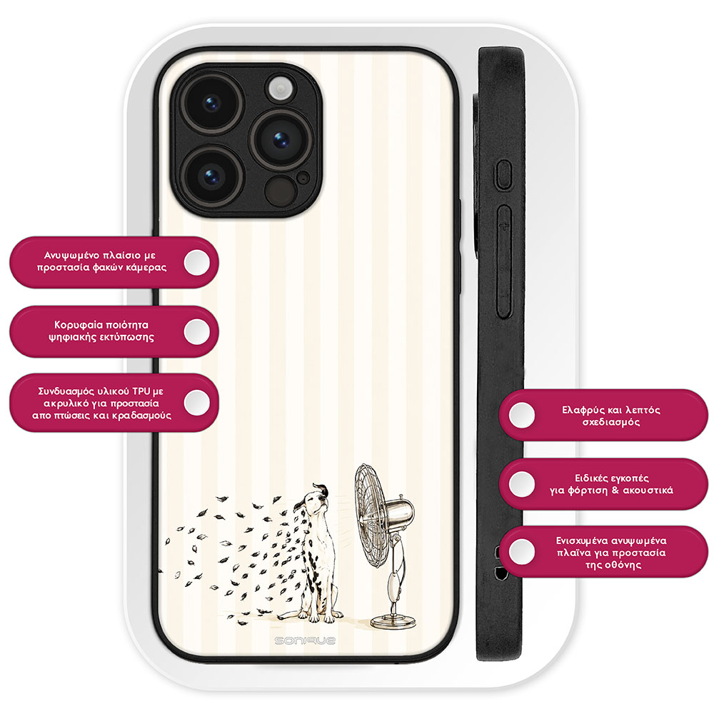 Θήκη Sonique Stripe Stories Series για Huawei Mate 20 Lite Cool Dog