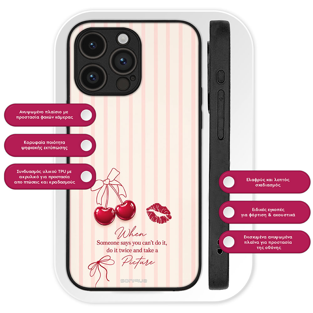 Θήκη Sonique Stripe Stories Series για Huawei Mate 20 Lite Do It Twice