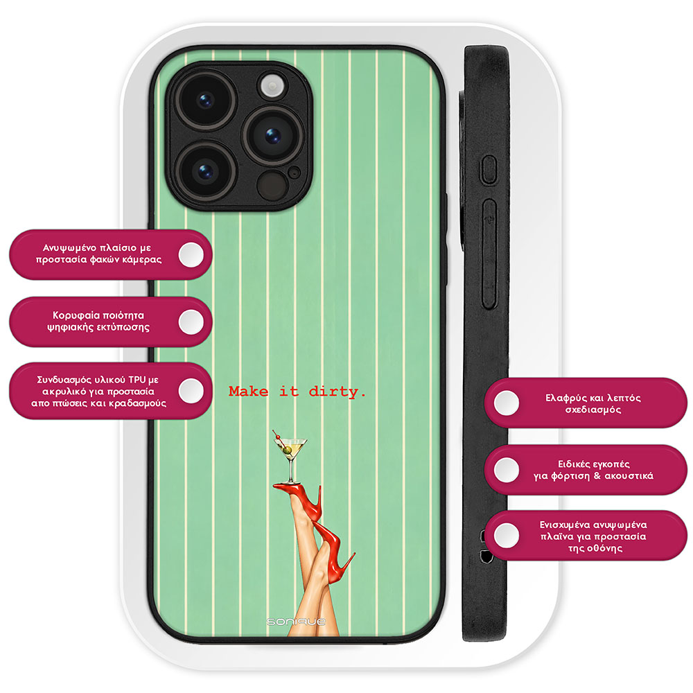 Θήκη Sonique Stripe Stories Series για Huawei Mate 20 Lite Martini