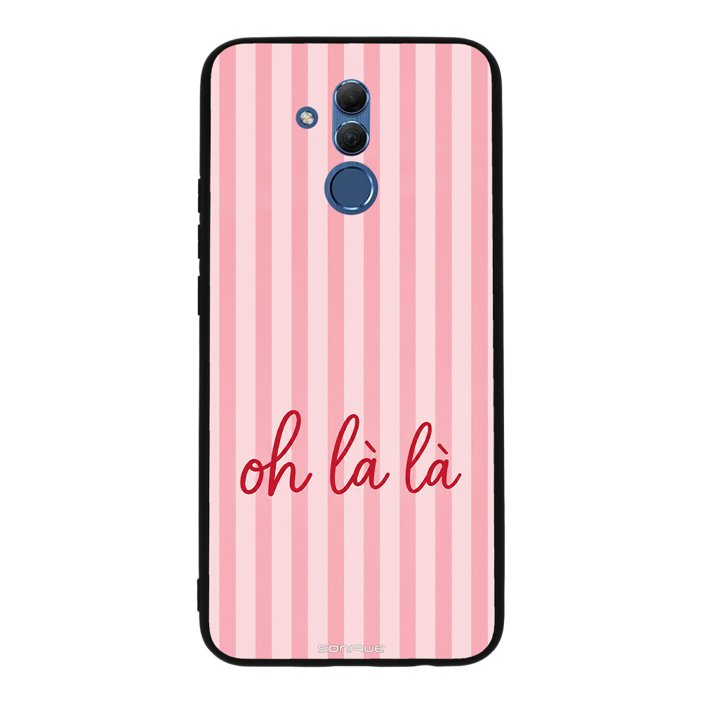 Θήκη Sonique Stripe Stories Series για Huawei Mate 20 Lite Oh La La – Ροζ