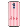Θήκη Sonique Stripe Stories Series για Huawei Mate 20 Lite Oh La La – Ροζ