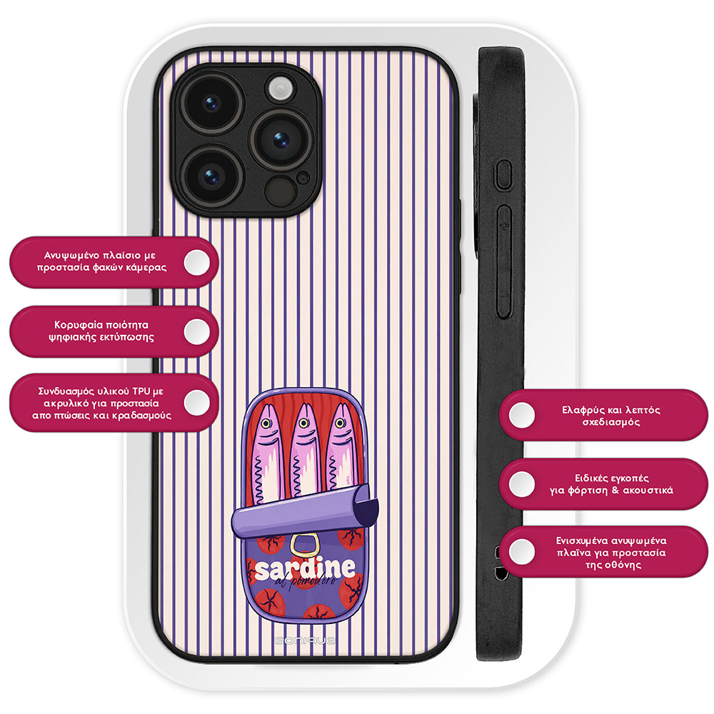 Θήκη Sonique Stripe Stories Series για Huawei Mate 20 Lite Sardine