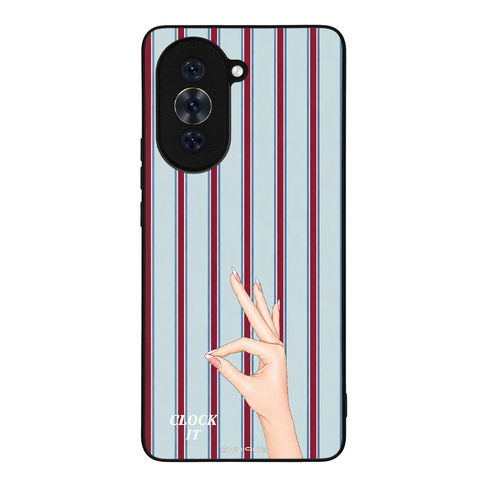 Θήκη Sonique Stripe Stories Series για Huawei Nova 10 Pro Clock It