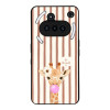 Θήκη Sonique Stripe Stories Series για Nothing Phone 3a Καφέ - Καμηλοπάρδαλη με Τσιχλόφουσκα