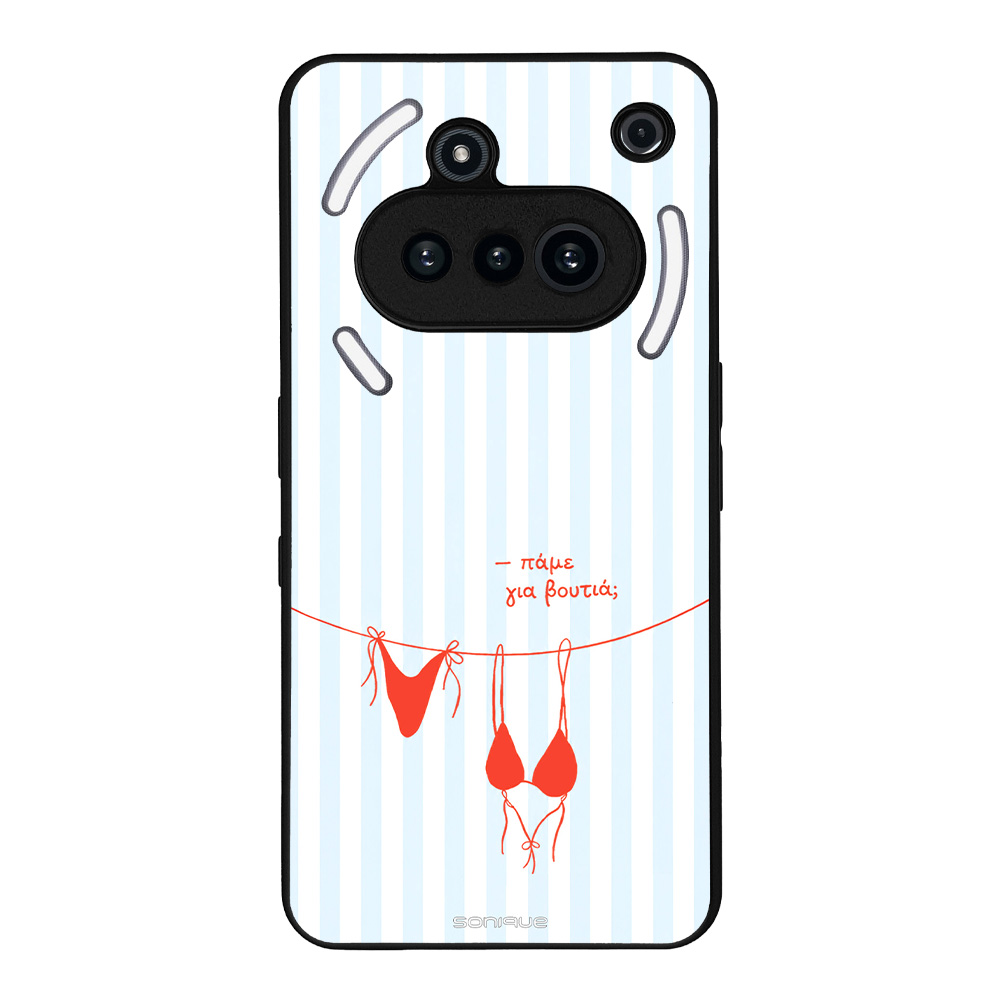Θήκη Sonique Stripe Stories Series για Nothing Phone 3a Πάμε για Βουτιά;