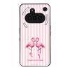 Θήκη Sonique Stripe Stories Series για Nothing Phone 3a Φλαμίνγκο