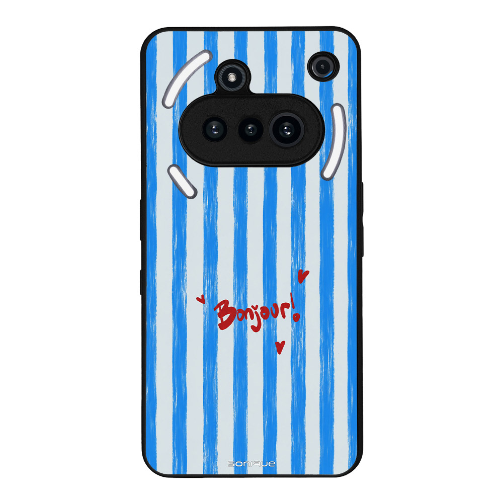 Θήκη Sonique Stripe Stories Series για Nothing Phone 3a Bonjour Blue