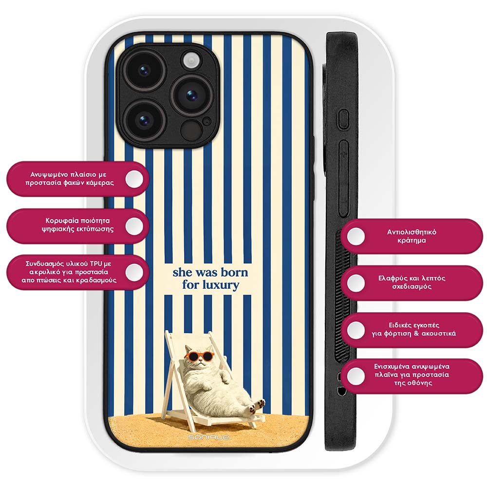 Θήκη Sonique Stripe Stories Series για Nothing Phone 3a Born for Luxury