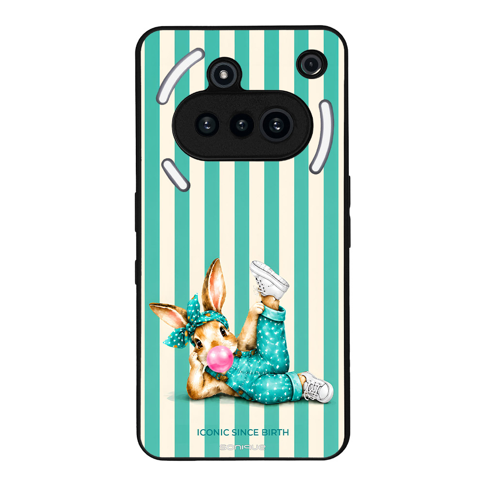 Θήκη Sonique Stripe Stories Series για Nothing Phone 3a Iconic Λαγουδάκι