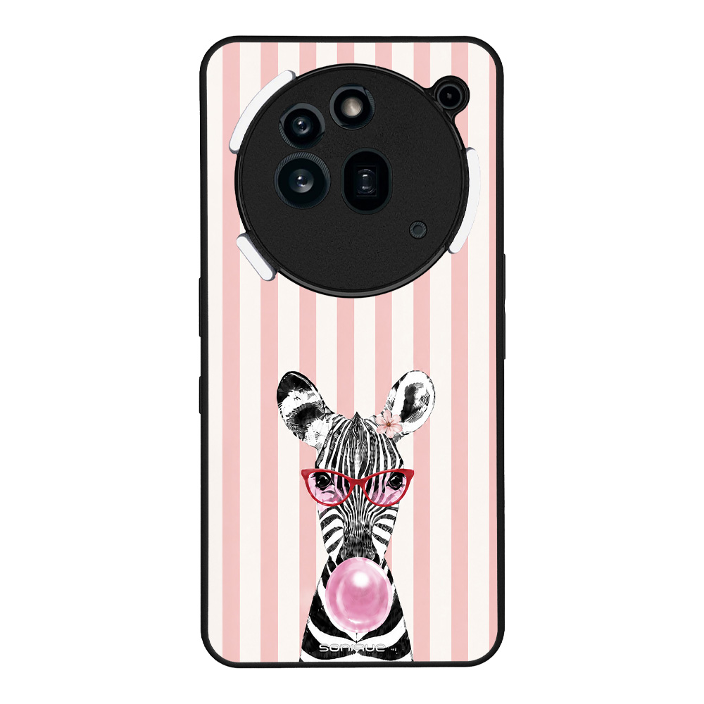 Θήκη Sonique Stripe Stories Series για Nothing Phone 3a Pro Ζέβρα – Τσιχλόφουσκα