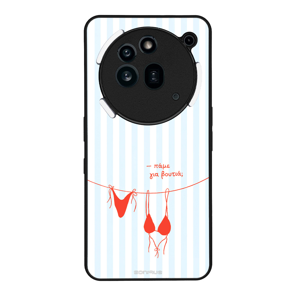 Θήκη Sonique Stripe Stories Series για Nothing Phone 3a Pro Πάμε για Βουτιά;