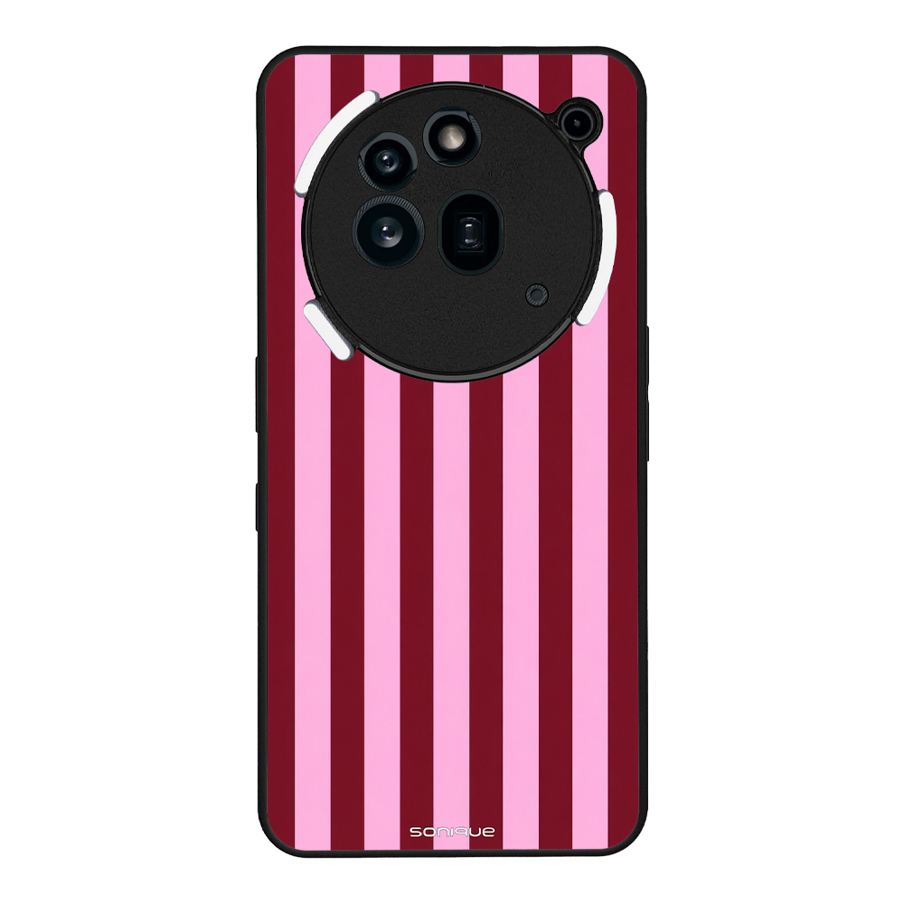 Θήκη Sonique Stripe Stories Series για Nothing Phone 3a Pro Ρίγες Ροζ – Κόκκινο
