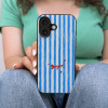 Θήκη Sonique Stripe Stories Series για Nothing Phone 3a Pro Bonjour Blue