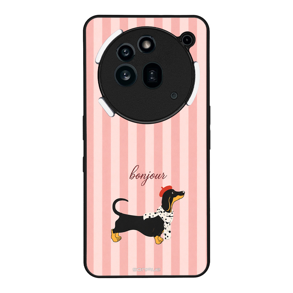 Θήκη Sonique Stripe Stories Series για Nothing Phone 3a Pro Bonjour Puppy