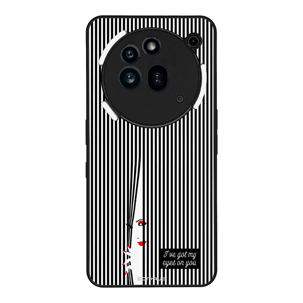 Θήκη Sonique Stripe Stories Series για Nothing Phone 3a Pro Eye on You – Μαύρο