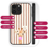 Θήκη Sonique Stripe Stories Series  για OnePlus Nord 6 5G Καφέ - Καμηλοπάρδαλη με Τσιχλόφουσκα