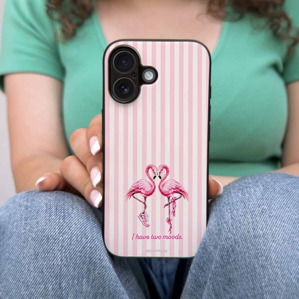 Θήκη Sonique Stripe Stories Series  για OnePlus Nord 6 5G Φλαμίνγκο