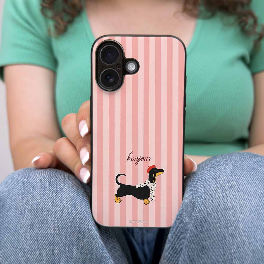 Θήκη Sonique Stripe Stories Series  για OnePlus Nord 6 5G Bonjour Puppy