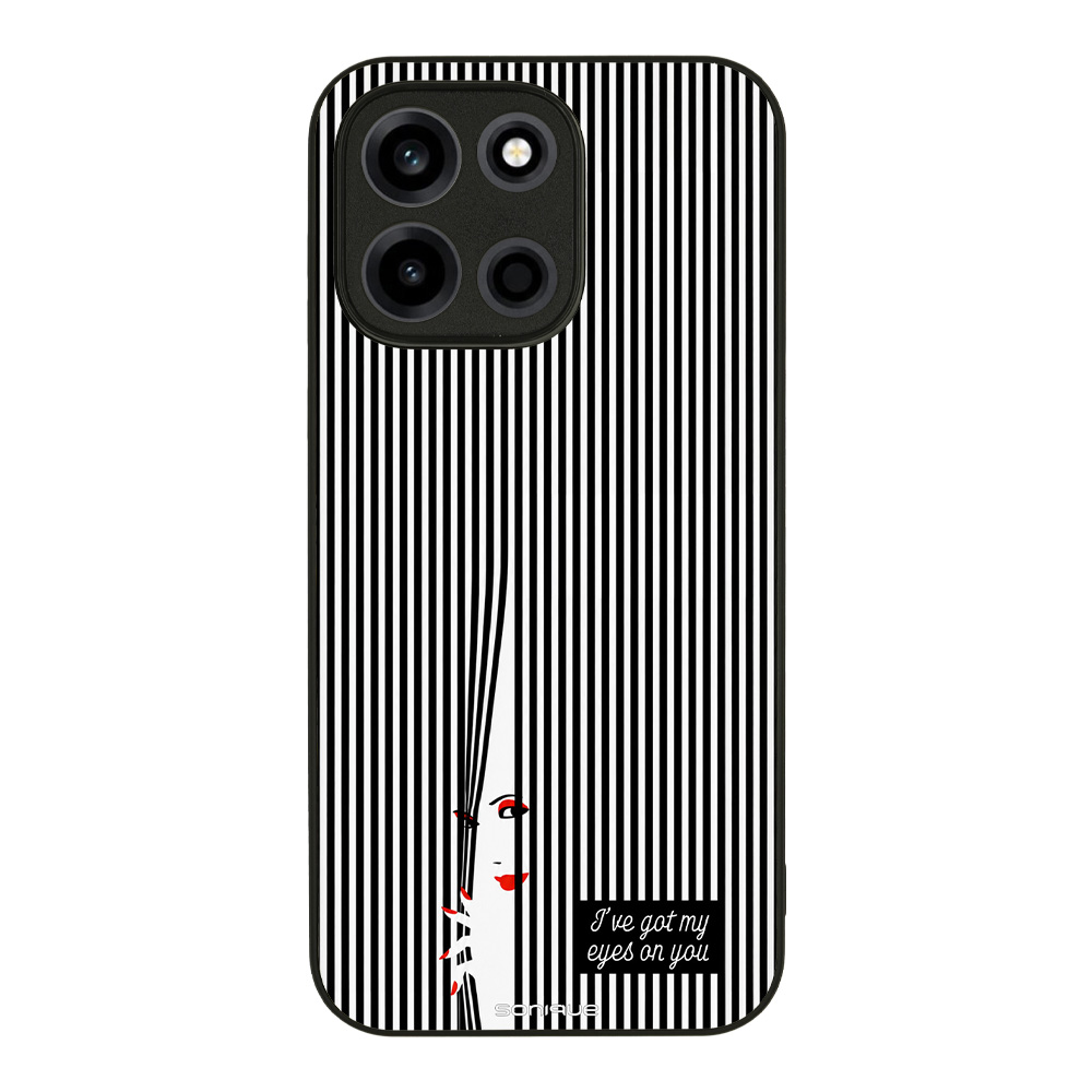 Θήκη Sonique Stripe Stories Series  για OnePlus Nord 6 5G Eye on You – Μαύρο