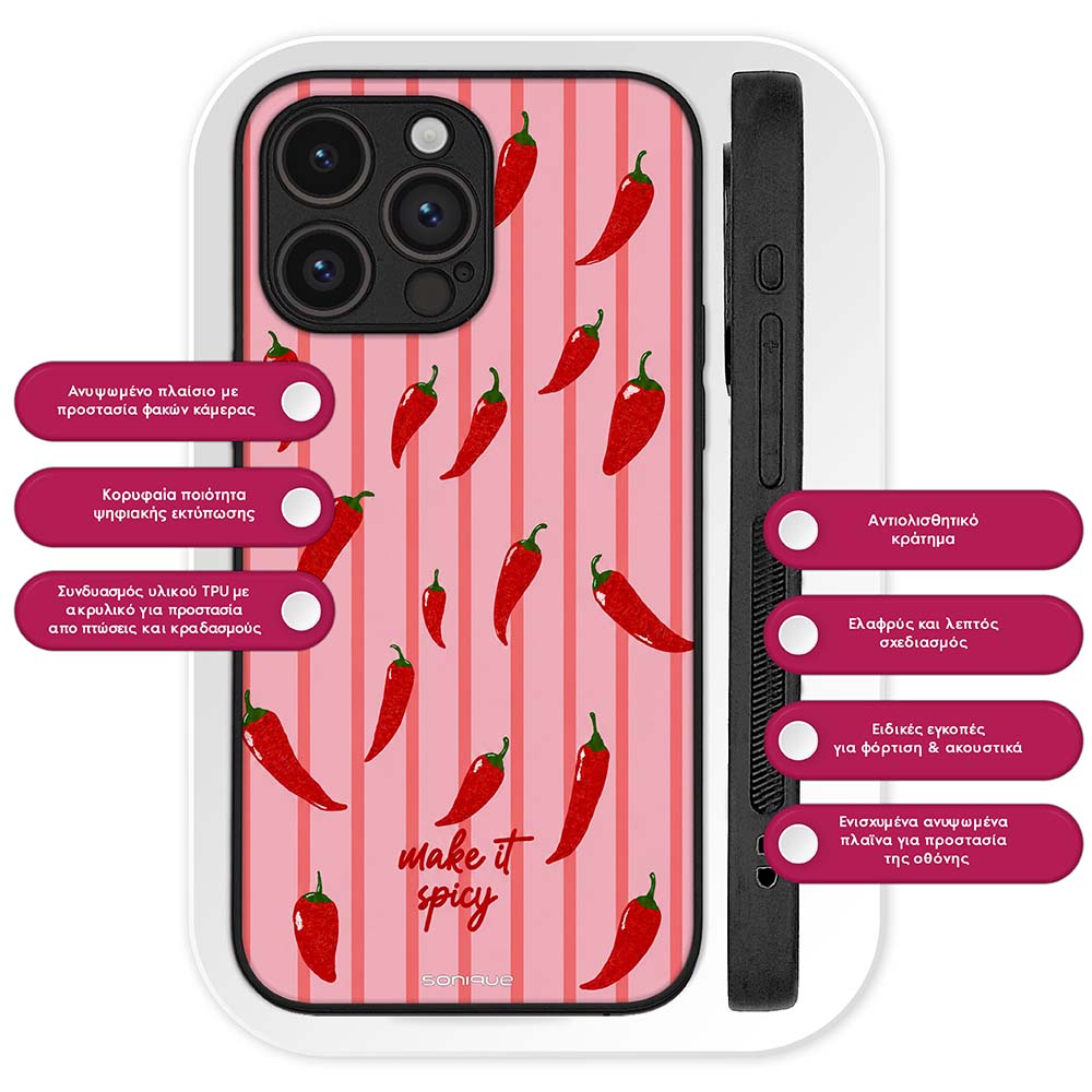 Θήκη Sonique Stripe Stories Series  για OnePlus Nord 6 5G Make It Spicy