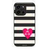 Θήκη Sonique Stripe Stories Series  για OnePlus Nord 6 5G Oh La La – Μαύρο