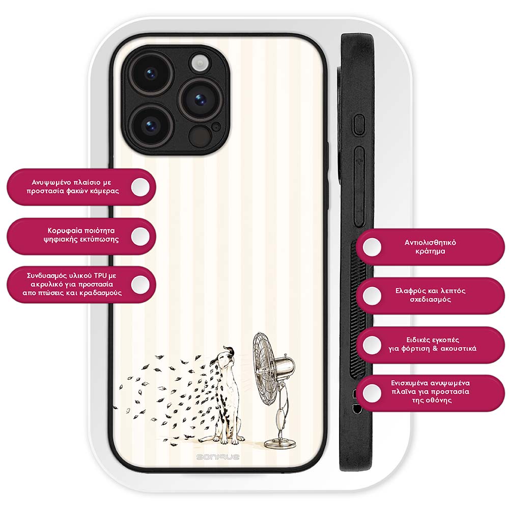 Θήκη Sonique Stripe Stories Series για VIVO Y01 4G Cool Dog