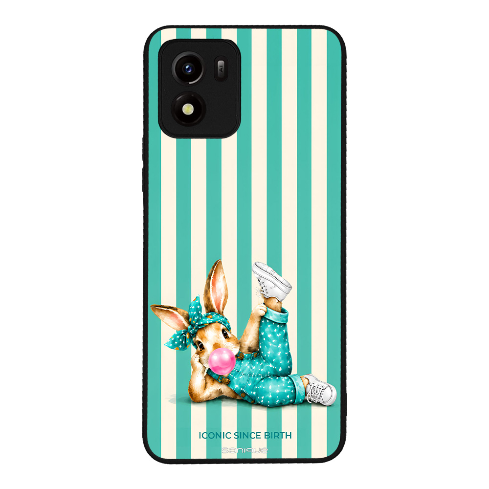 Θήκη Sonique Stripe Stories Series για VIVO Y01 4G Iconic Λαγουδάκι