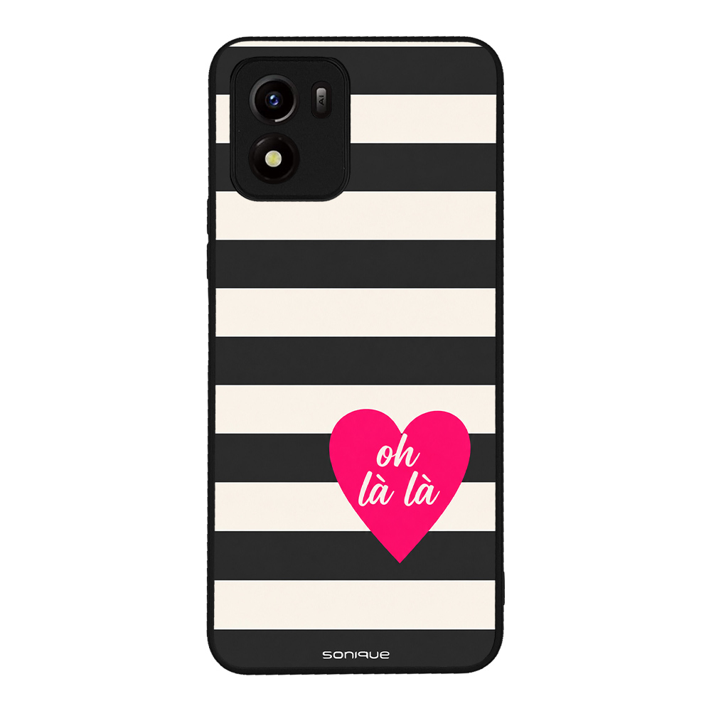 Θήκη Sonique Stripe Stories Series για VIVO Y01 4G Oh La La – Μαύρο