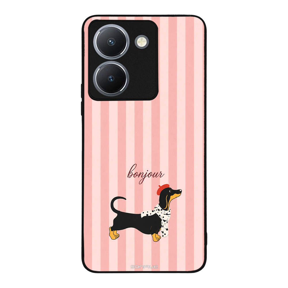 Θήκη Sonique Stripe Stories Series για VIVO Y36 4G / VIVO Y36 5G / VIVO Y27 5G / VIVO Y27s Bonjour Puppy