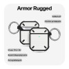 Θήκη Sonique Armor Titan για AirPods 1/2 Λευκό