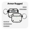 Θήκη Sonique Armor Titan για AirPods 3 Λευκό