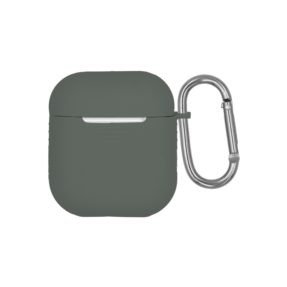 Θήκη Σιλικόνης Sonique Color για AirPods 1/2 Γκρι
