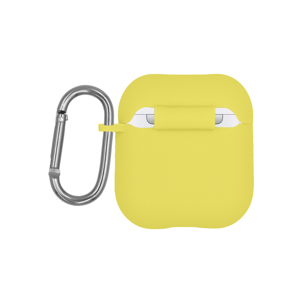 Θήκη Σιλικόνης Sonique Color για AirPods 1/2 Κίτρινο