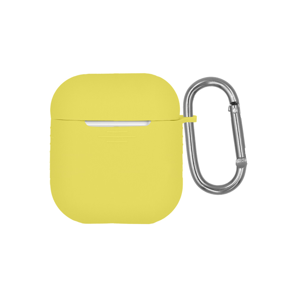 Θήκη Σιλικόνης Sonique Color για AirPods 1/2 Κίτρινο