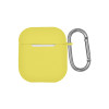 Θήκη Σιλικόνης Sonique Color για AirPods 1/2 Κίτρινο