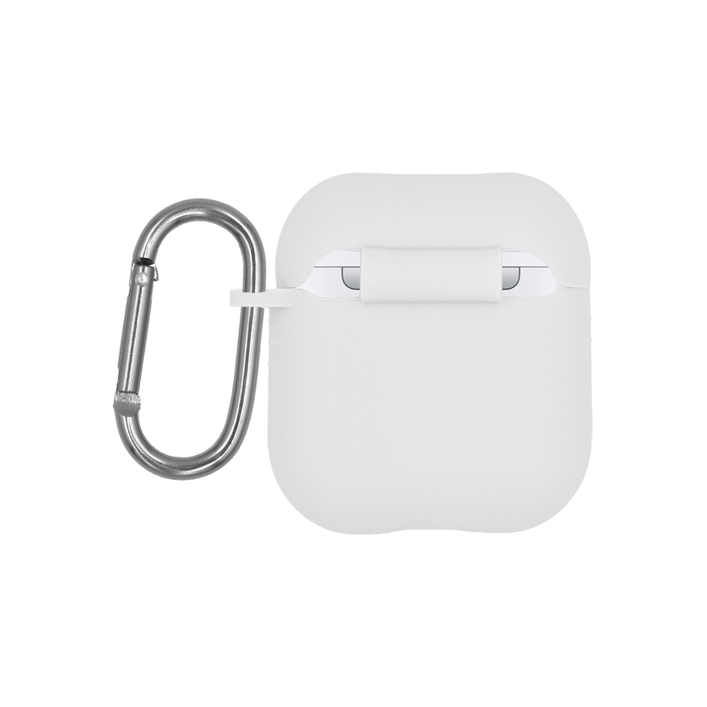 Θήκη Σιλικόνης Sonique Color για AirPods 1/2 Λευκό