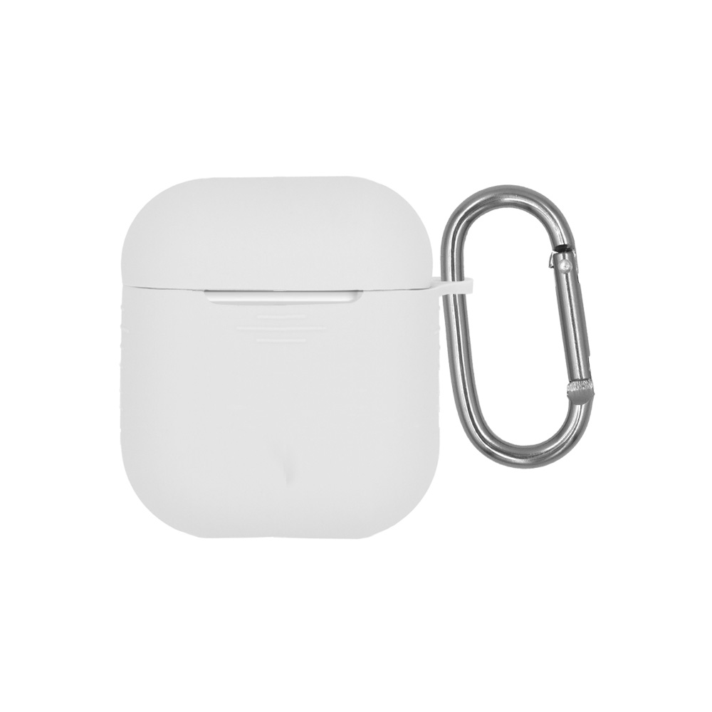 Θήκη Σιλικόνης Sonique Color για AirPods 1/2 Λευκό