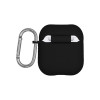 Θήκη Σιλικόνης Sonique Color για AirPods 1/2 Μαύρο